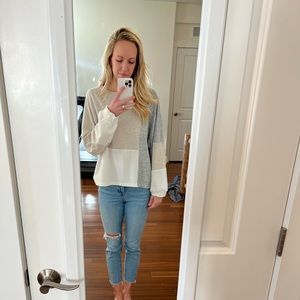 Goodnight Macaroon Color Block Sweater